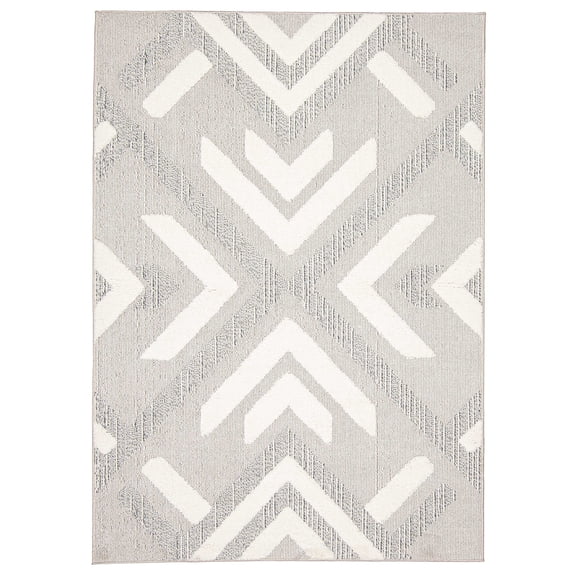 Frisco Cream/Blue Rug 6'7" x 9'6"