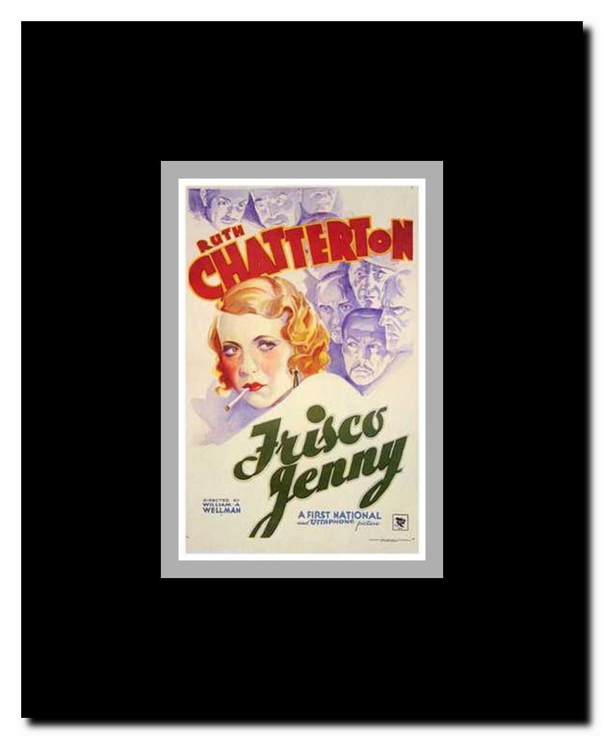 Frisco Jenny Framed Movie Poster