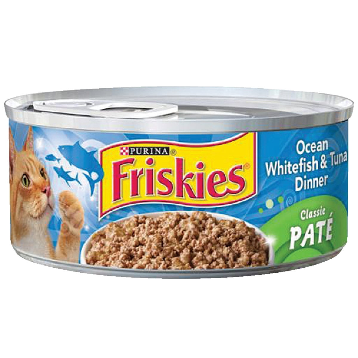 Friskies Classic Pate Canned Cat Food Ocean Whitefish and Tuna - Pate - 5.5 oz — Residential Use, Standard Application