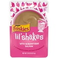 thumbnail image 1 of Friskies Lil’ Shakes Salmon Puree, Wet Cat Food Topper, 1.55 oz Pouch, 1 of 8