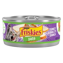 Purina Friskies Pate, Turkey and Giblets Dinner, Wet Cat Food, 5.5 oz Can