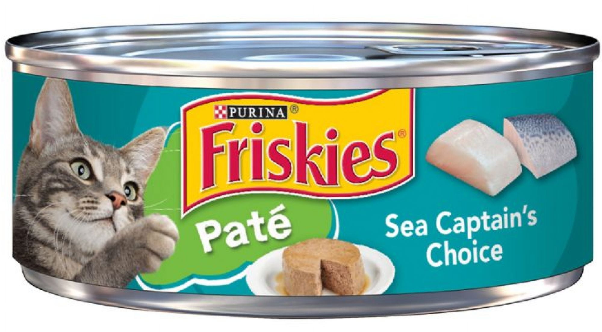 Friskies Sea Captain's Choice Adult Fish Pate Wet Cat Food, 5.5oz 1
