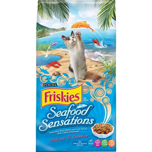 Friskies Seafood Sensations Cat Food, 25 lb