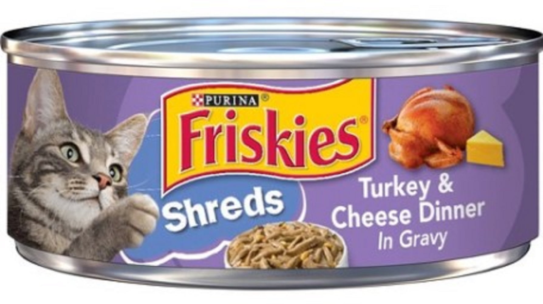 Friskies Shreds Turkey \u0026 Cheese Dinner (Pack of 12)