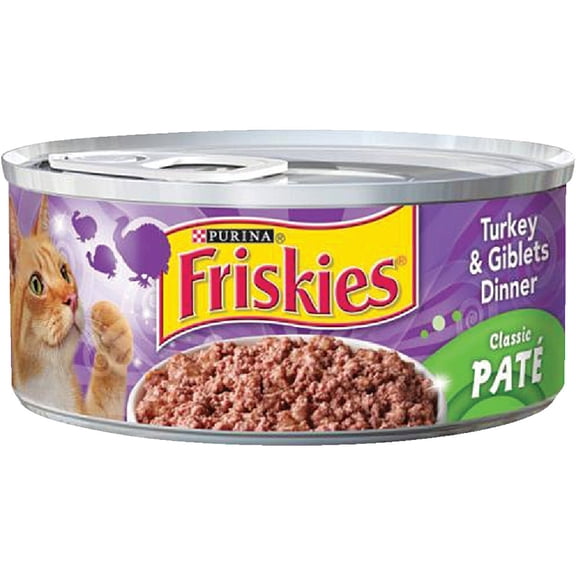 Friskies, Turkey & Giblets Dinner, 5.5 Oz