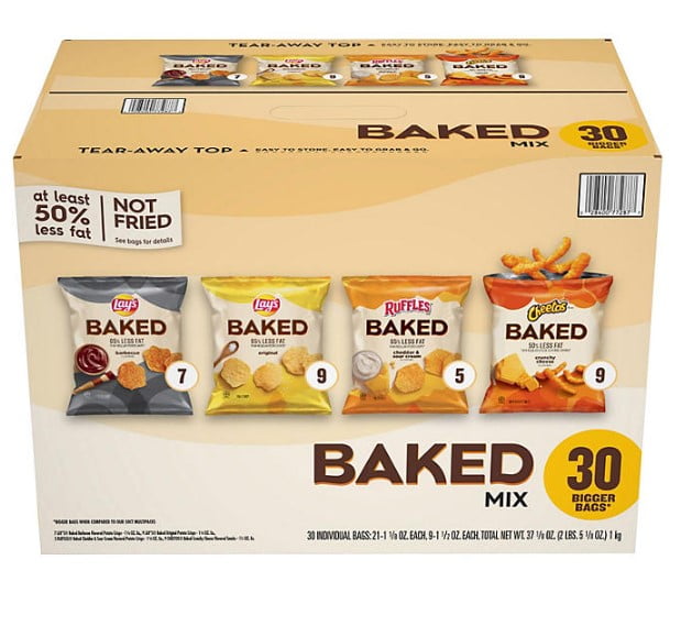 Frito-Lay Baked Mix Chips, Variety Pack, 30 ct. - Walmart.com