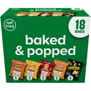 Frito-Lay Baked and Popped Mix Variety pack Snack Chips, 18 Count Multipack