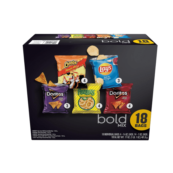 Frito-Lay Bold Mix Variety Pack Box 18ct