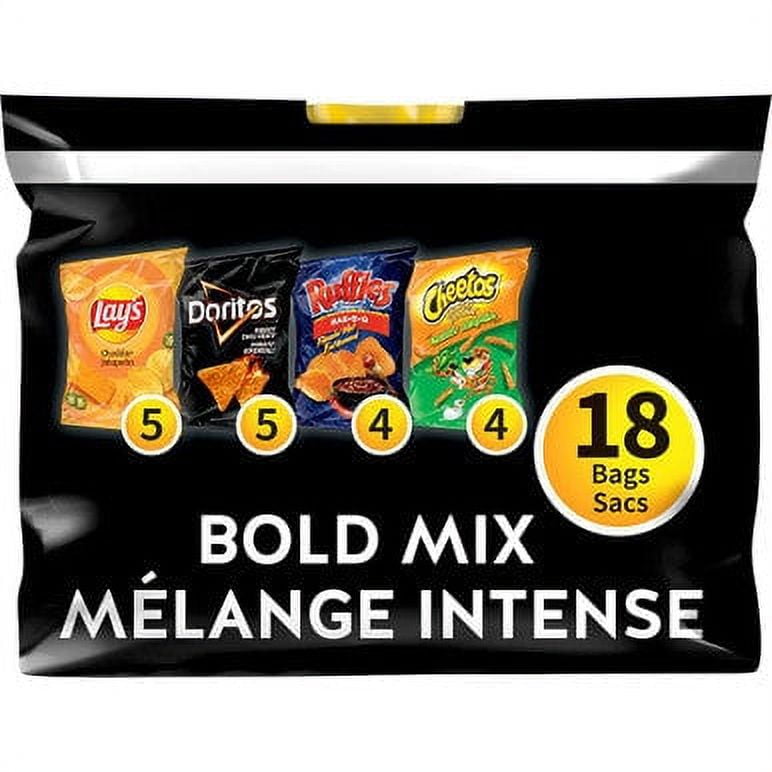 FritoLay Chips Variety Pack, Bold Mix, Cheddar Jalapeno, Sweet Chili Heat, and Flamin' Hot BBQ