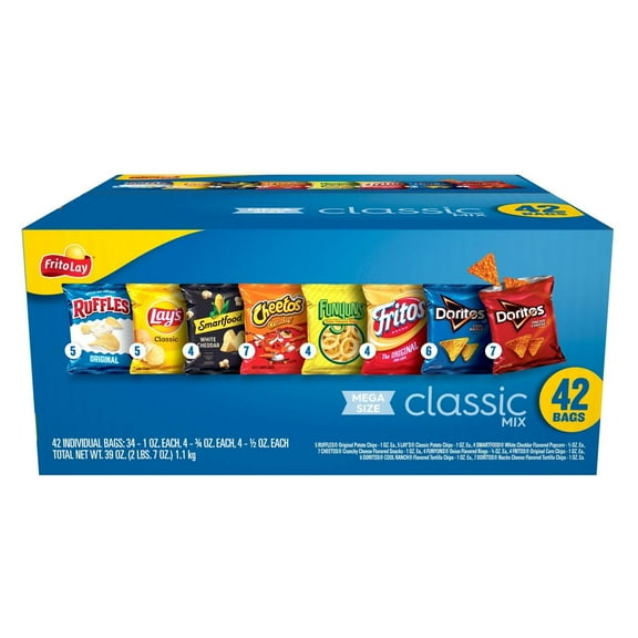 2X - Frito Lay Classic Mix - 42ct