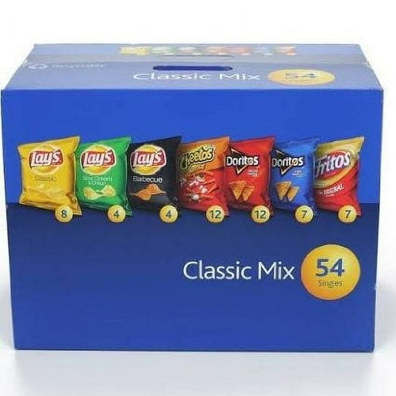 Frito-Lay Classic Mix, Variety Pack, 1 oz, 54 Ct