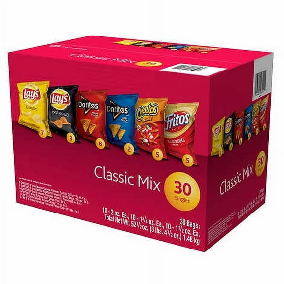Frito-Lay Classic Mix, Variety, 30 ct
