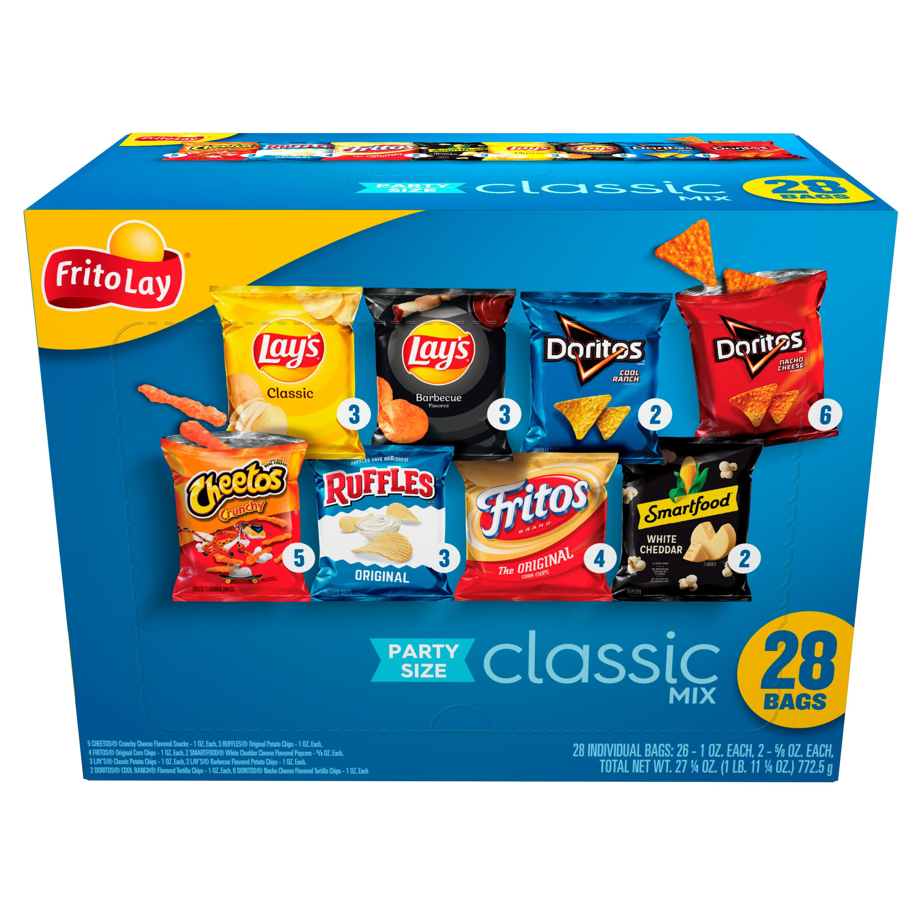  Frito-Lay Snacks Classic Mix Chips Variety Pack