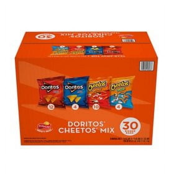 Frito-Lay Doritos & Cheetos Variety Pack Chips, 30 count. Pack of 2