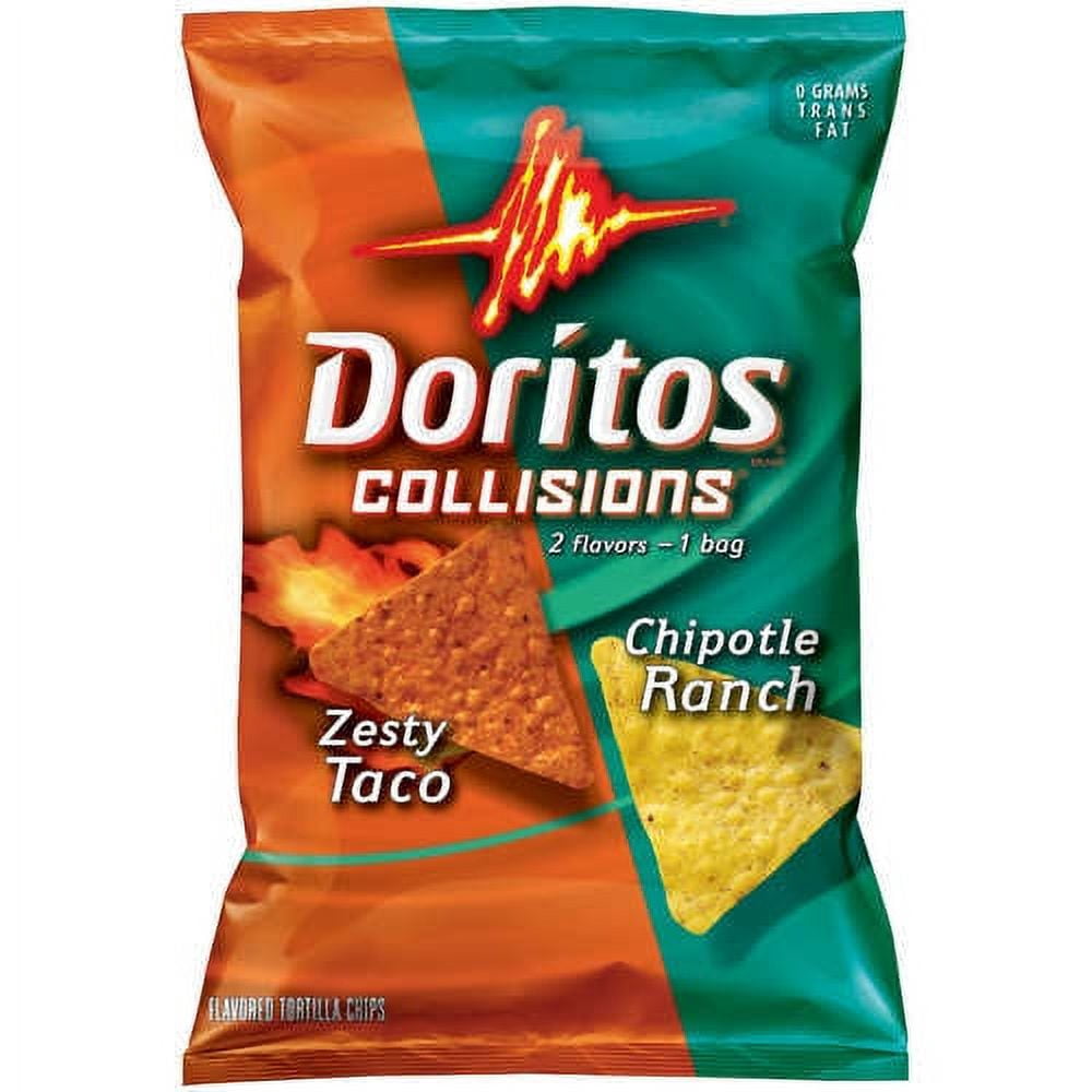 Doritos Collisions Tortilla Chips, Zesty Taco/Chipotle Ranch