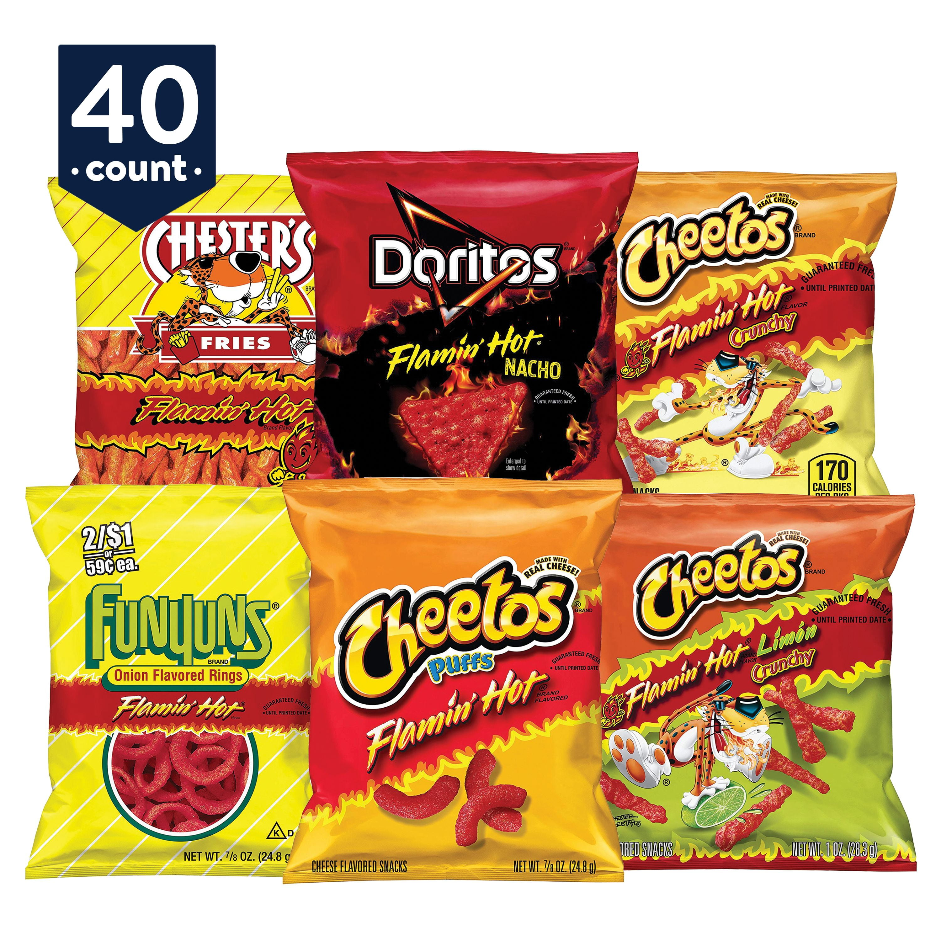 Cheetos Crunchy Cheese Flavored Snacks, 1 Ounce (Pack of 40) 40ct Crunchy 