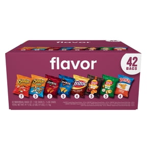 Frito-Lay Flavor Mix Variety Pack Snack Chips, 42 Count Multipack