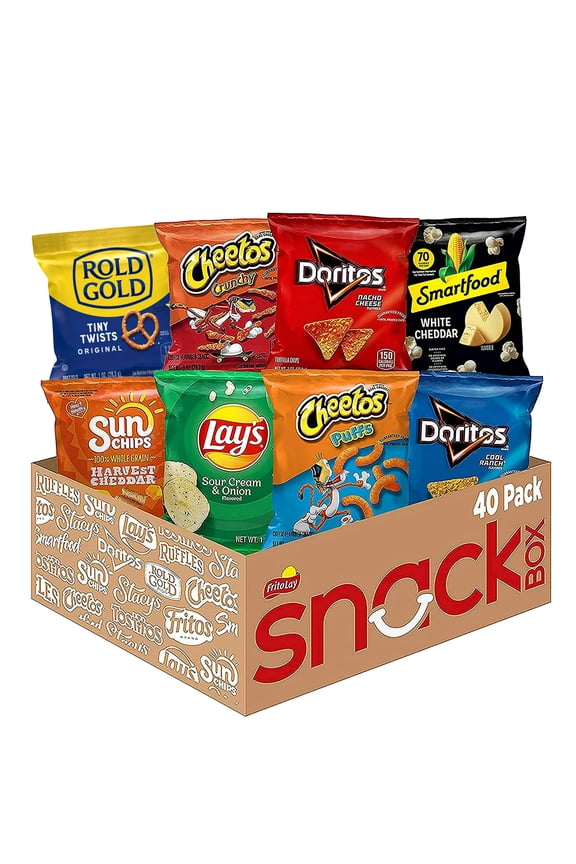 Fun Times Mix Variety Pack Snack Chips, 40 Count