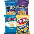thumbnail image 1 of Frito-Lay Good For Variety Pack With Tostitos Scoops Tostitos Bitesize Ruffles Fritos Pack, Big Bag Dipping Mix, 4 Count, 1 of 7