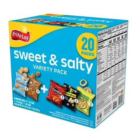 Frito-Lay Grandma's & Frito Mix Variety Pack Snack Chips, 20 Count Multipack