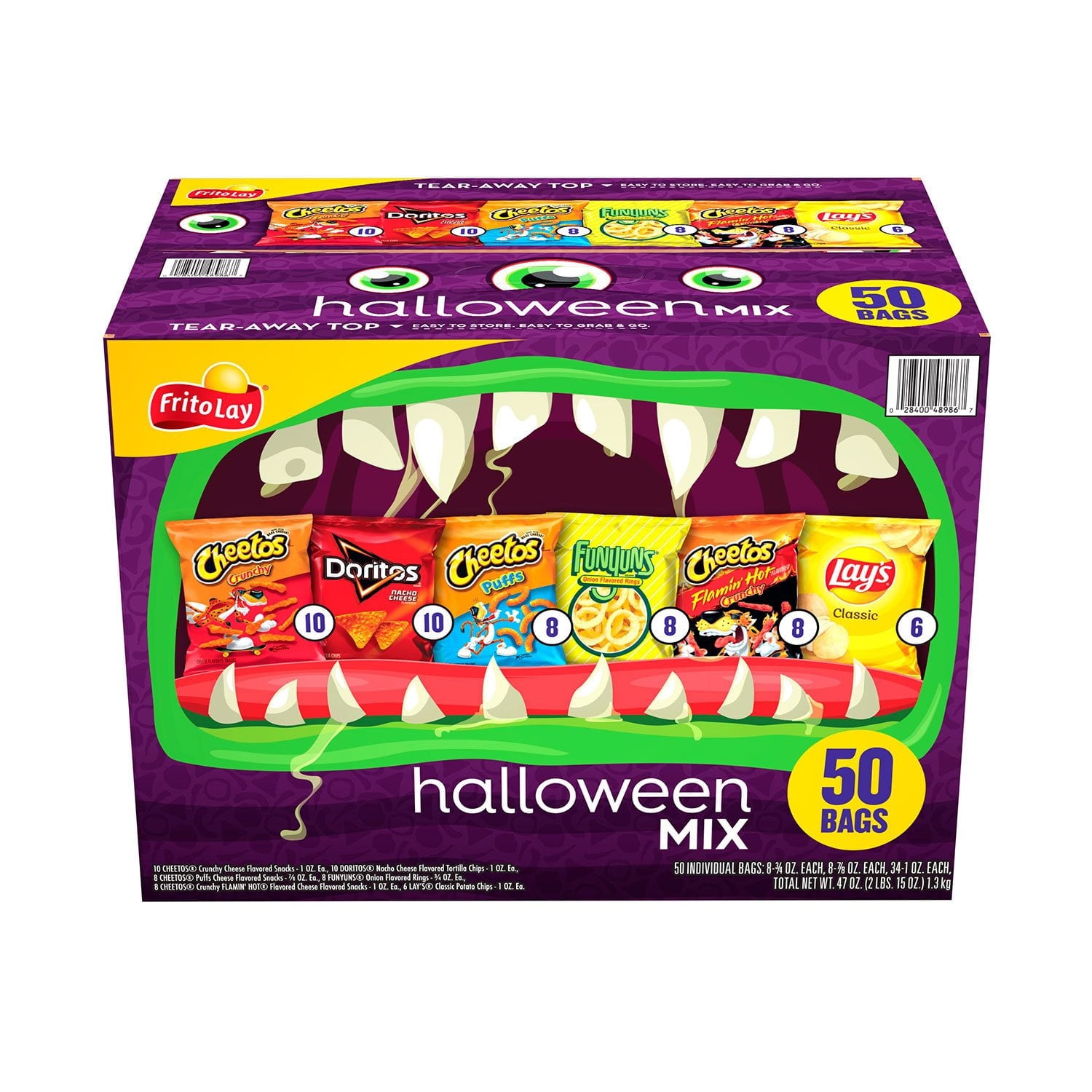 Frito-Lay Halloween Mix Variety Pack, 50 pk