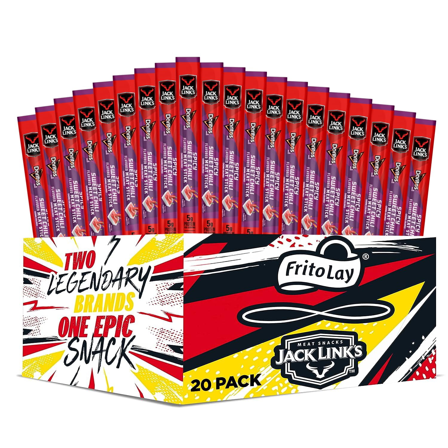 Frito-Lay Jack Link's Meat CM31&nbsp;Stick Doritos Spicy Sweet Chili (Pack of 20)