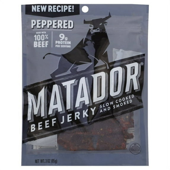 Frito Lay Matador Jerky Peppered 3.0 Ounce