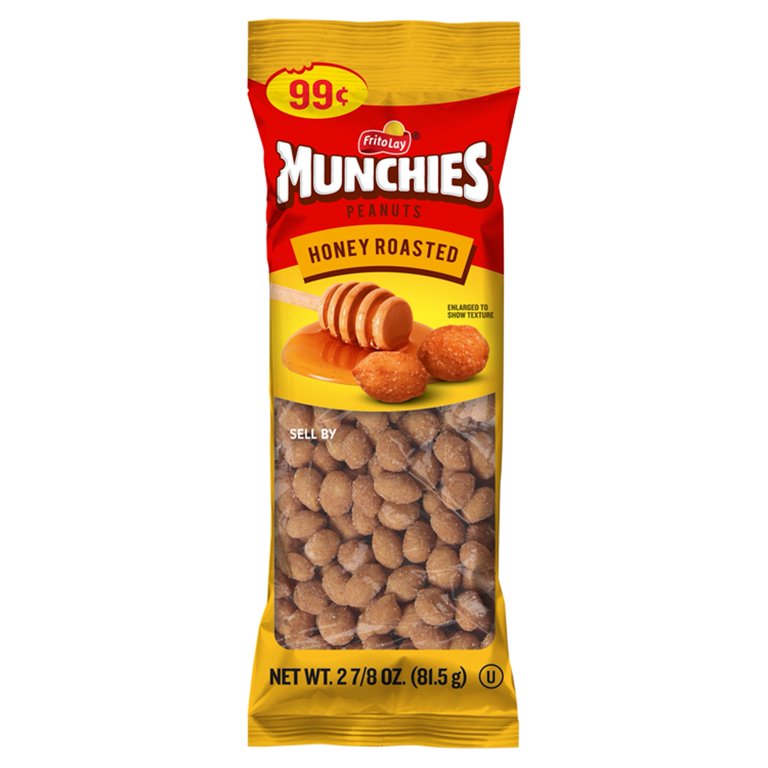 Frito Lay Munchies Honey Roasted Peanuts, 2 7/8 oz 