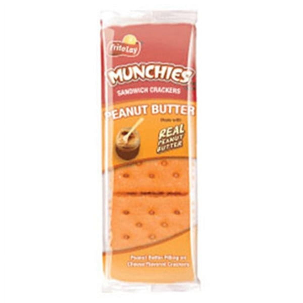 Frito Lay Munchies Peanut Butter & Cheese Sandwich Crackers 1.4 oz Bags