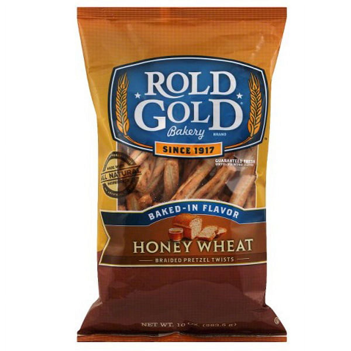 Frito Lay Rold Gold Honey Wheat Pretzels 2 oz Bags Pack of 64
