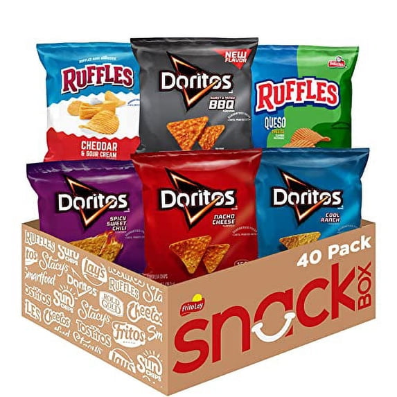Frito-Lay Ruffles & Doritos Bold Mix Variety Pack, 40 Pack​