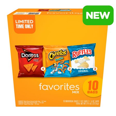 Frito-Lay Snacks Favorites Mix Variety Pack, 10 Count ( 3 Pack )