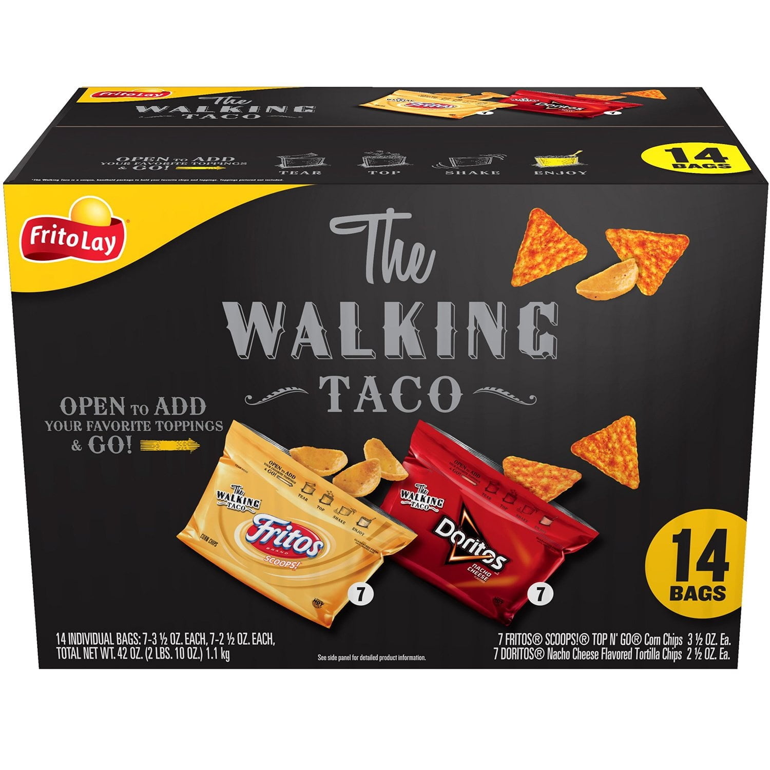 Frito Lay Snacks The Walking Taco Variety 42 Oz 14 Count