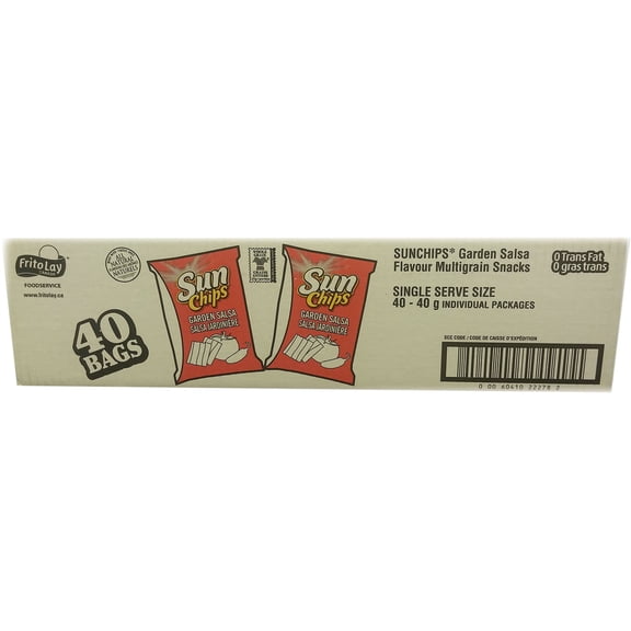 Frito Lay Sunchips Garden Salsa Chips, 40ct (40g) {Imported from Canada}