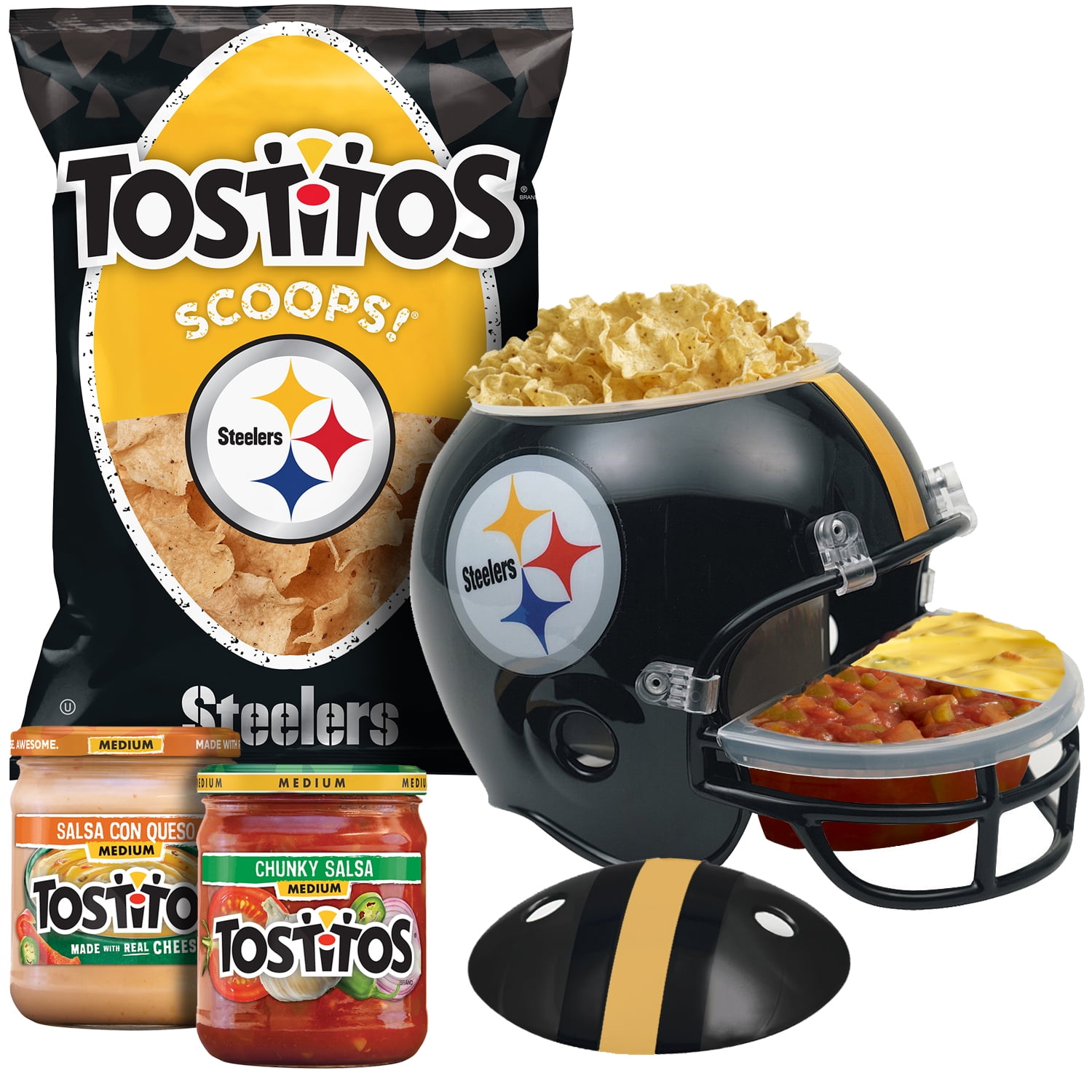 Frito-Lay Ultimate NFL Pittsburgh Steelers Chips, Dips, & Football Dip  Helmet Party Box
