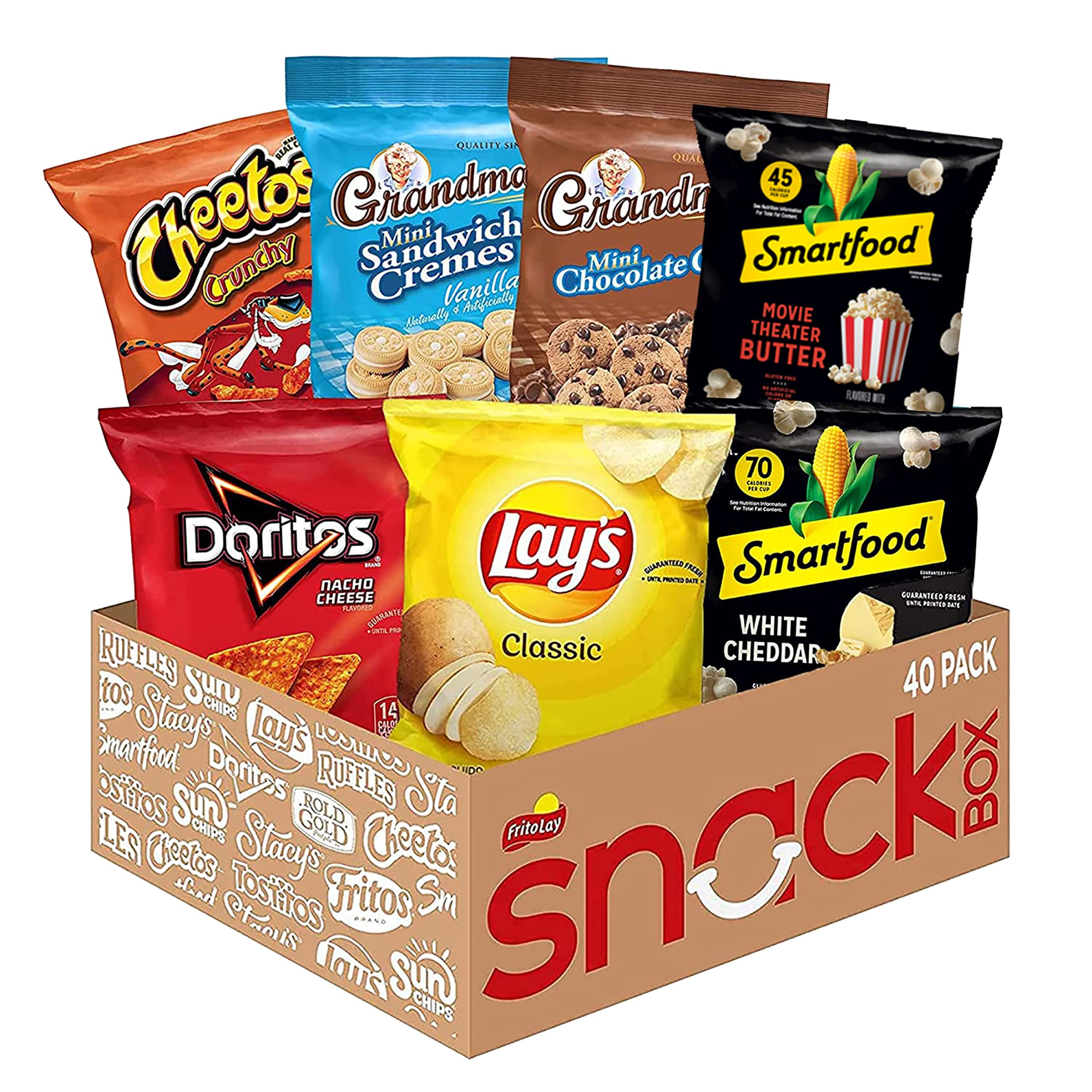 Frito-Lay Ultimate Snacktime Mix CM31&nbsp;with Grandma's and Classic Snacks, (Pack of 40)