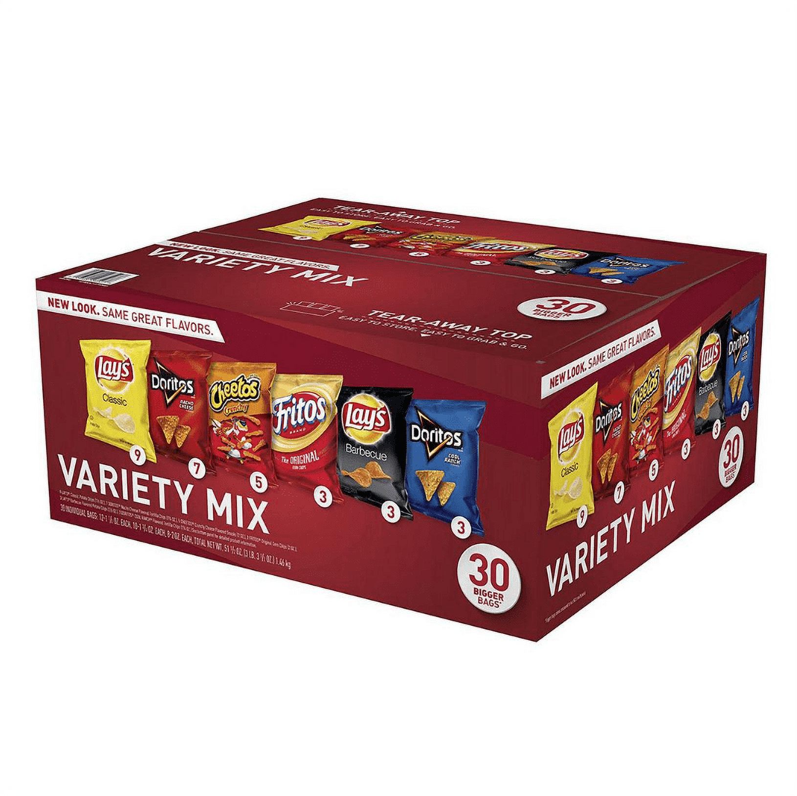 FritoLay Variety Pack, 30 ct.