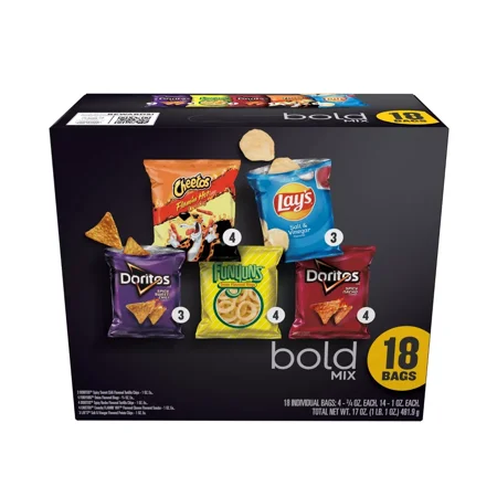 Frito-Lay Snacks Bold Mix Variety Pack - 18ct/17oz