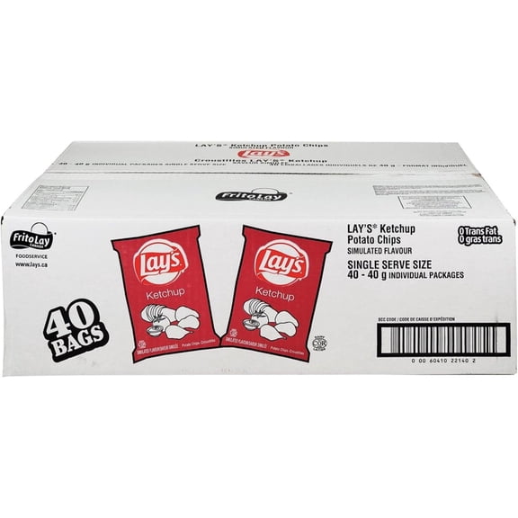 Frito Lays Ketchup Chips - 40x40g