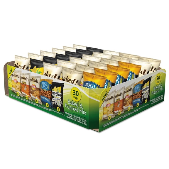 Frito-lay Baked and Popped Variety Pack Chips, 37.25 Ounce