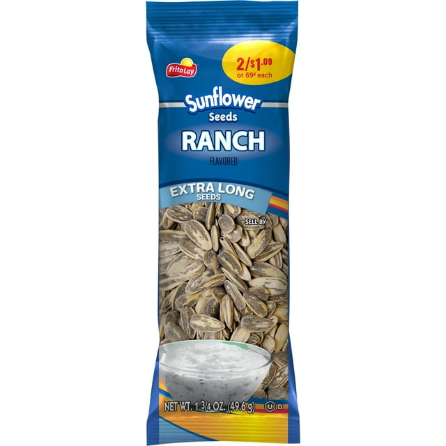 Fritolay Frito Lay Sunflower Seeds Ranch 1.75z