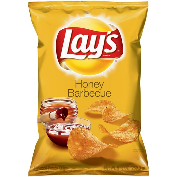 Frito lay Lay's Honey Barbecue Potato Chips 9.5 oz. Bag
