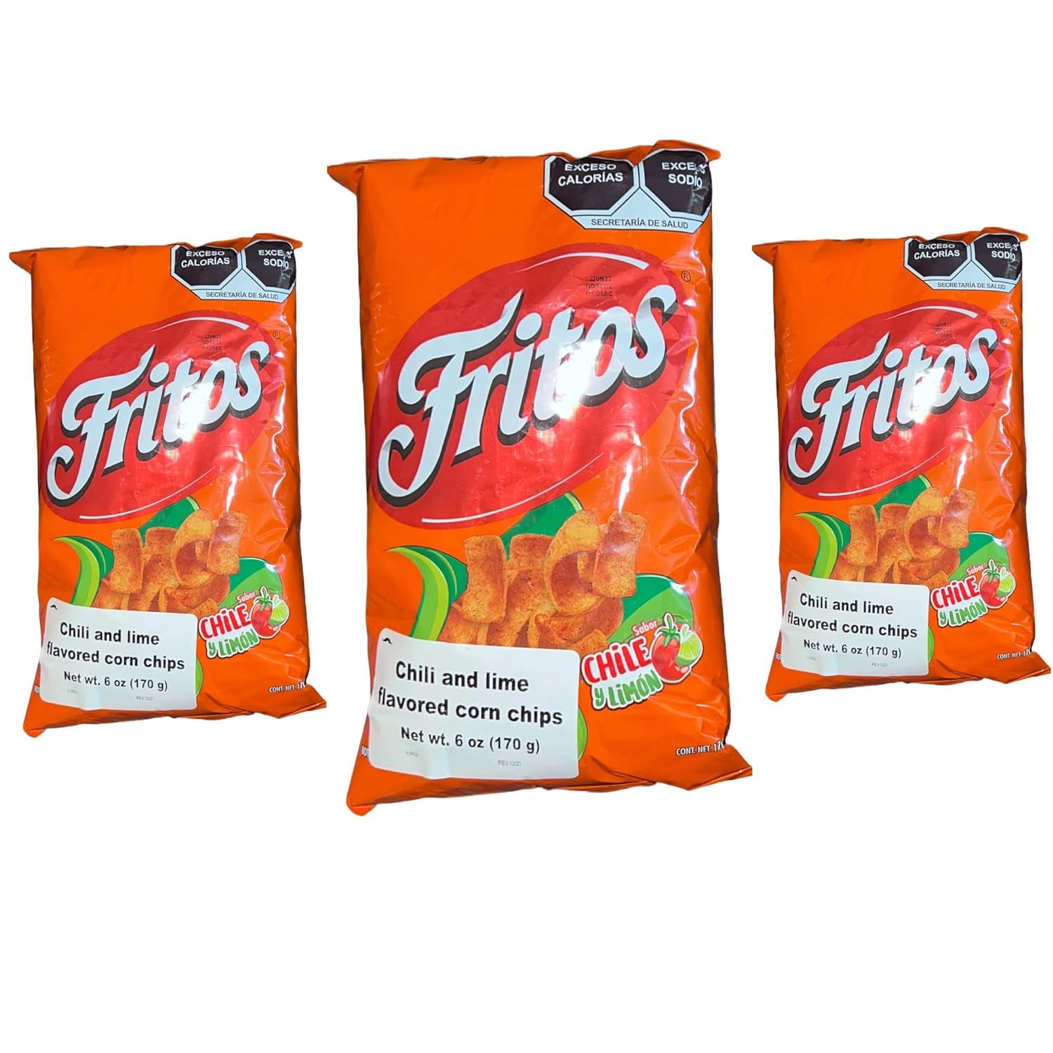 Fritos Chile y Limon 3 pack