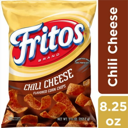 Fritos Corn Chips Chili Cheese Flavored Snack Chips,(1PACK)