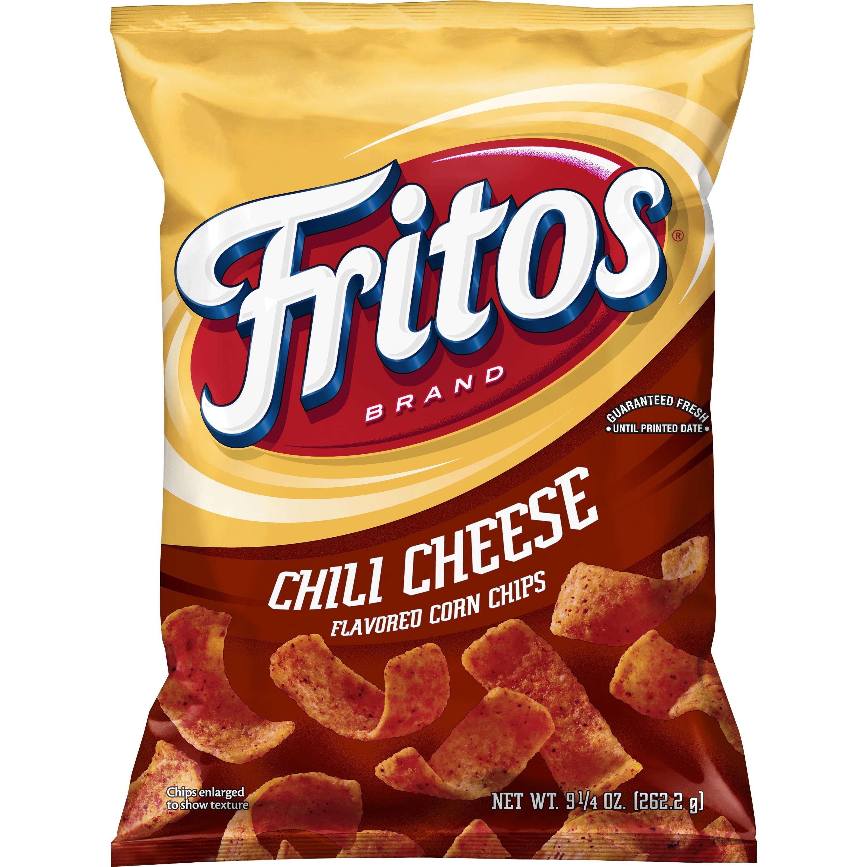 Fritos Corn Chips Chili Cheese Flavored Snack Chips, 9.25 Ounce Bag