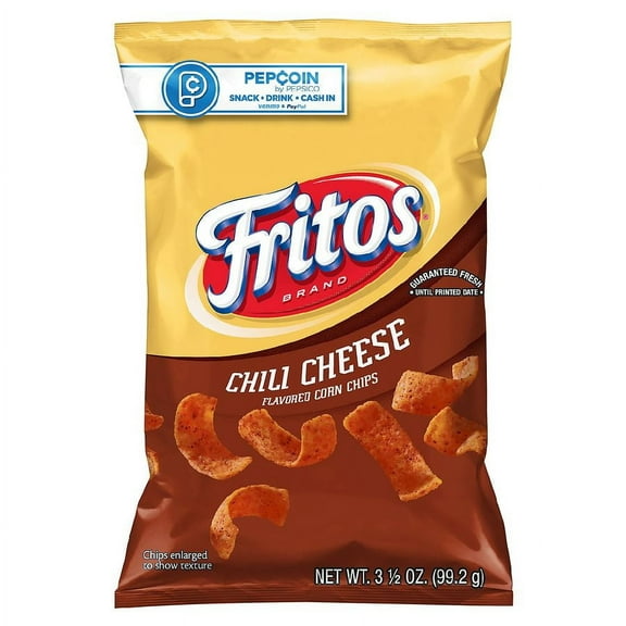 Fritos Corn Chips Chili Cheese3.5oz Pack of 2
