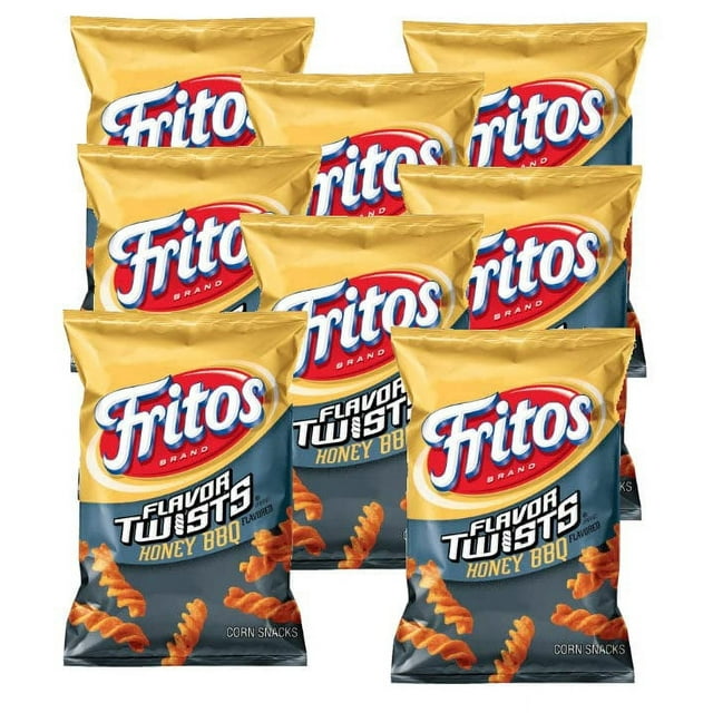 Fritos Corn Chips - Twists Honey BBQ | 2 Oz. - 8 Pack - Walmart.com