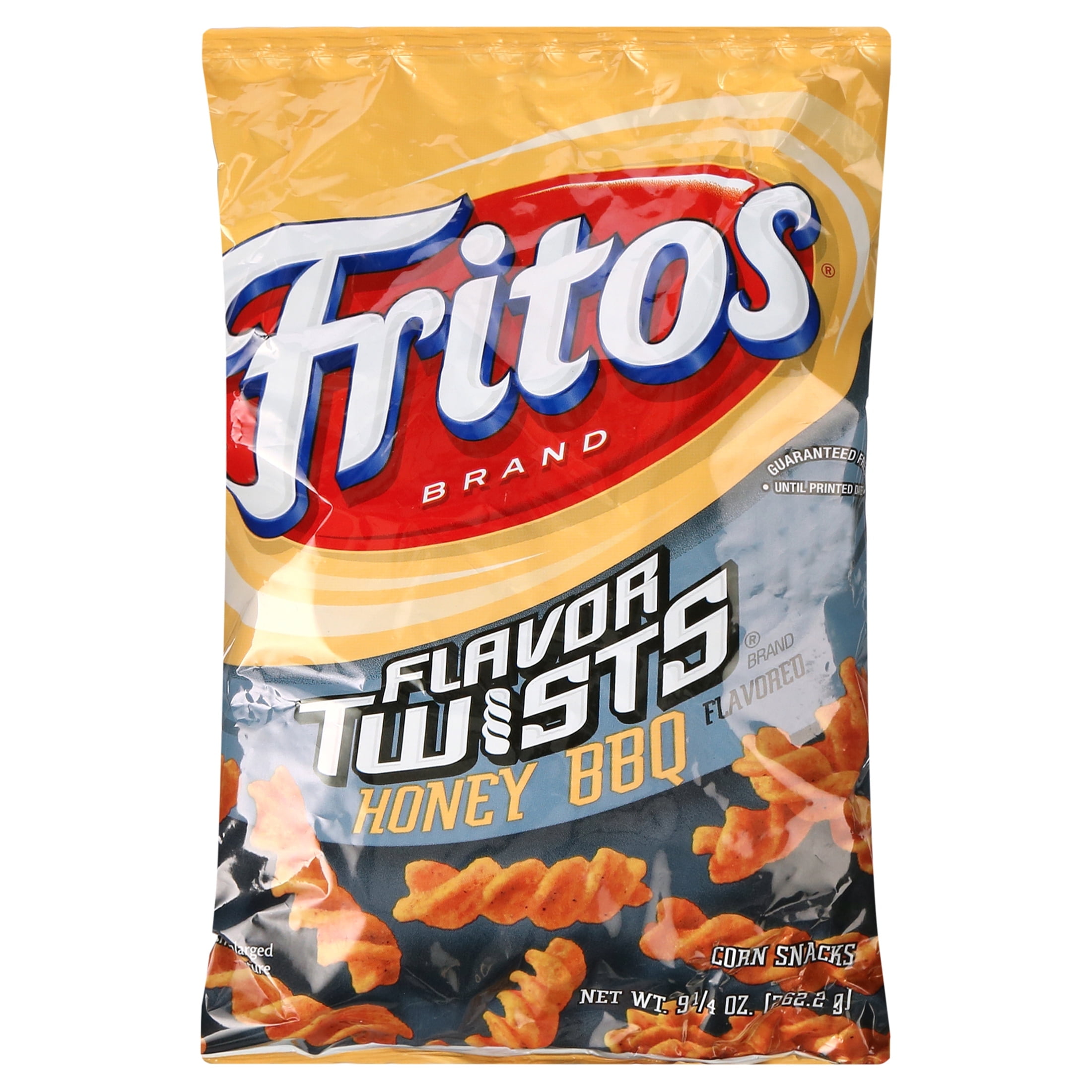 Fritos Flavor Twists Honey BBQ Flavor Corn Snacks, 9.25 OZ Bag ...