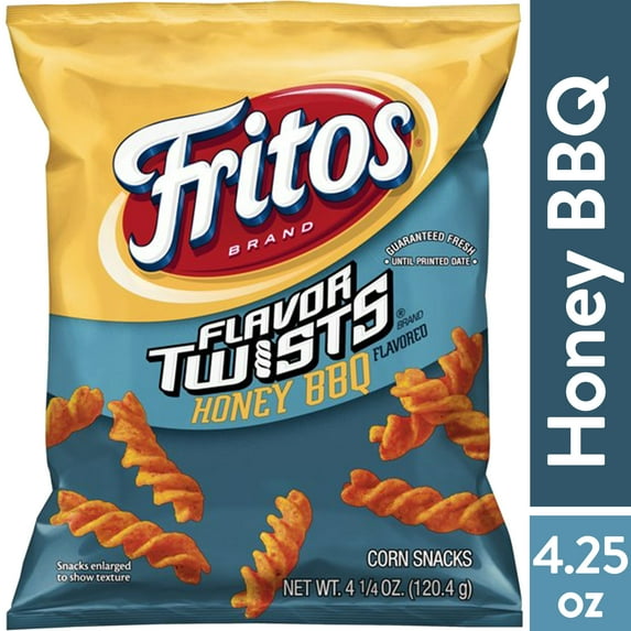 Fritos Honey BBQ Flavor Twists Corn Snacks 4.25 oz. Bag