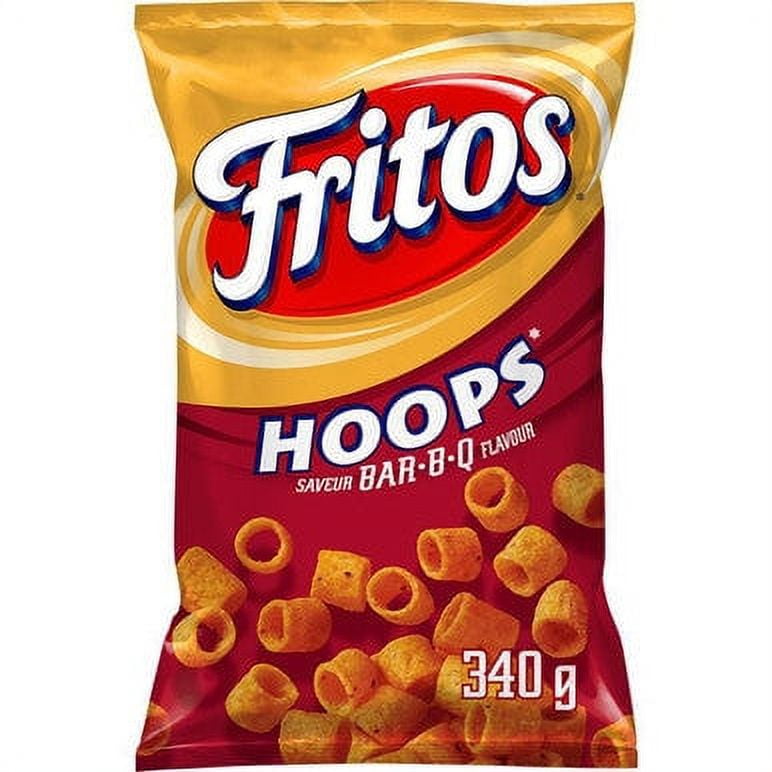 Fritos Hoops BAR-B-Q Corn Chips, 340g/12 oz., Bag - Walmart.com